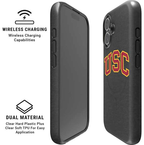 University of Southern California USC Official Logo iPhone 16 Plus Magsafe Impact Case